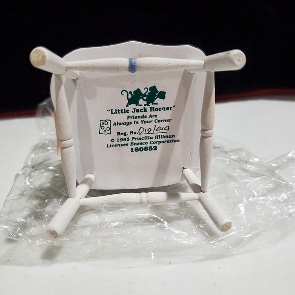 Vintage 1995 New Enesco "Little Jack Horner" Friends are Always in Your Corner - Picture 7 of 16